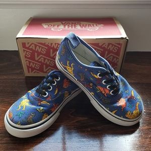 Vans Kids Dinosaur Slip On Shoes